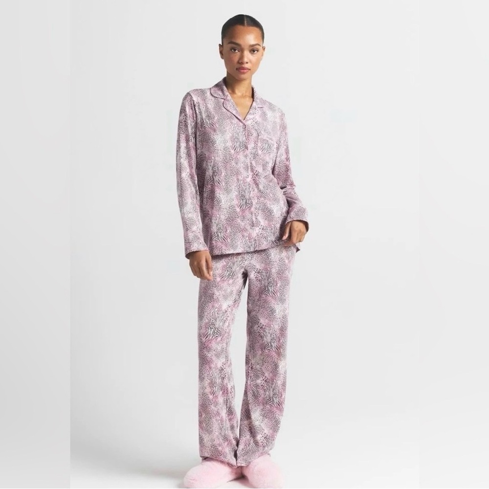 Skims Sleep Long-Sleeve Button-up Set - NWT - XL